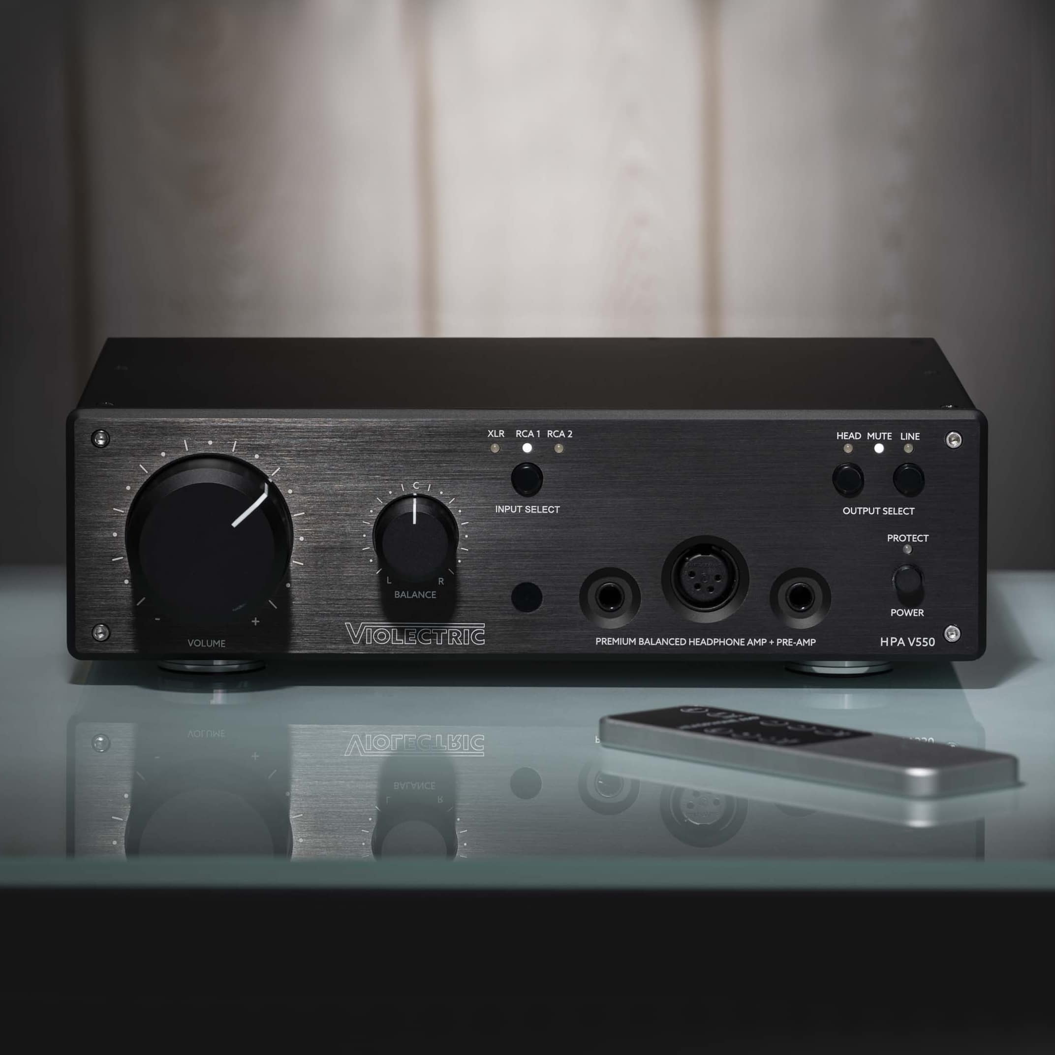 德國 Violectric - HPA V550 PRO 旗艦級純平衡耳擴 | 可調增益 | 前級功能(可切換) | 德國製造