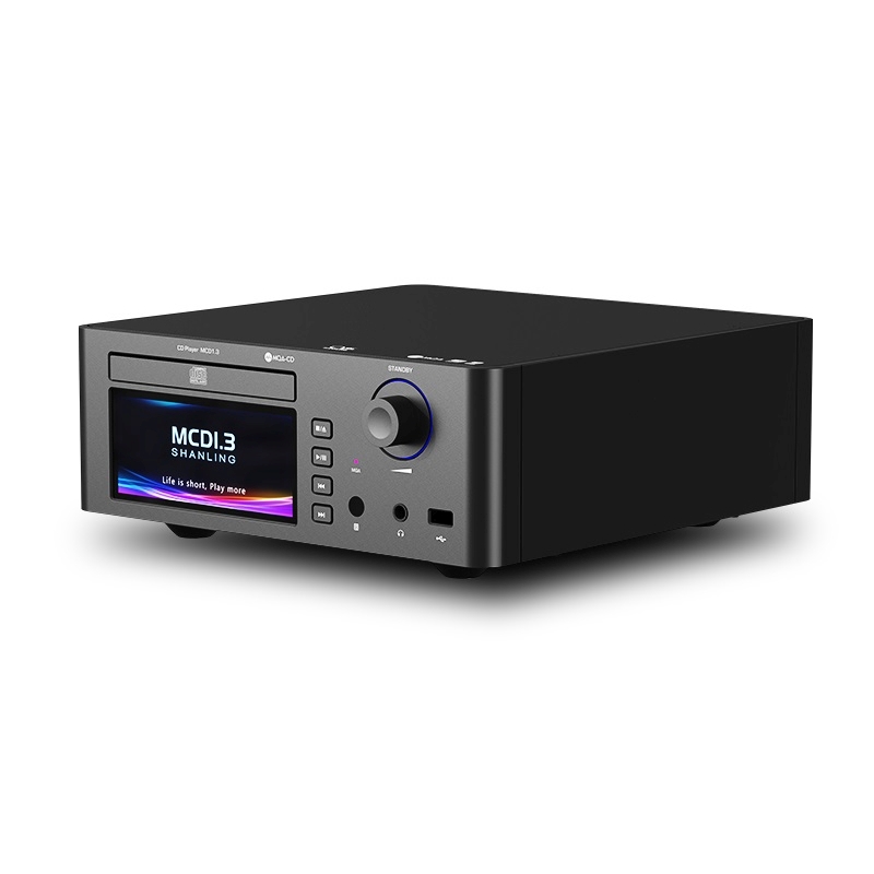 Shanling - MCD1.3 座枱MQA CD播放器 | USB DAC | I2S,光纖,同軸輸出 | 前級輸出 | AK4499EX+AK4191解碼 | 6.3耳機輸出 | 藍牙接收 | 支援WiFi (AirPlay,DLNA接收)