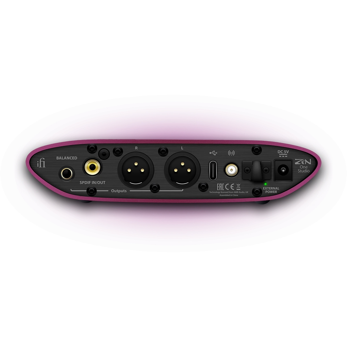 英國 iFi - ZEN One Studio 專業桌上解碼器 | Type-C, 同軸輸入 | 支援最高DSD256, 32Bit/384kHz | MQA Full Decoder | XLR 3-pin, 4.4全平衡線路輸出 | 同軸輸出 | 藍牙接收器