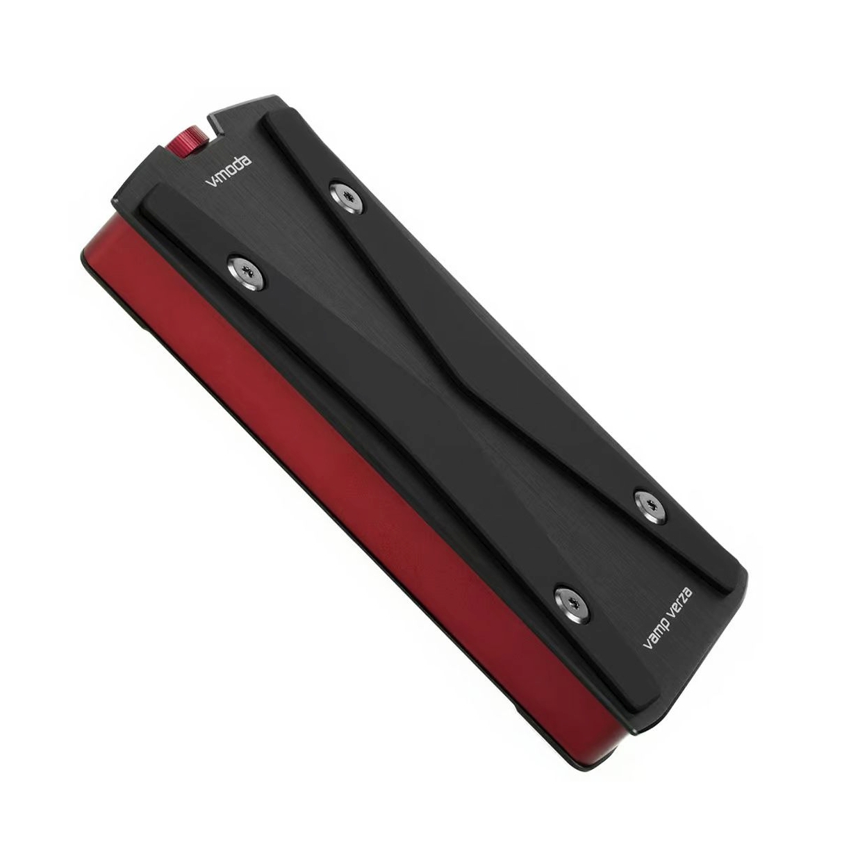 【陳列品】美國 V-moda - VAMP VERZA 手提解碼耳擴 | USB-A, Micro-B輸入 | AKM4353(iDevice), PCM2902(PC,Android)解碼晶片 | 3.5耳機輸出 | 3.5光纖輸出 | 2級增益 | 日本製造 (黑紅色)